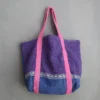 Fabric Tote Bags - Kantha Textiles -  Kachumber