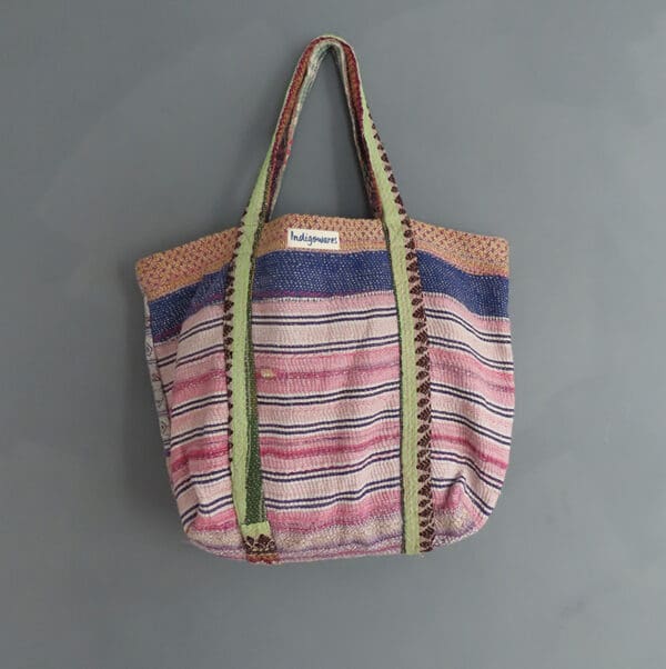 kantha fabric bag