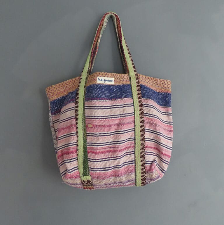 kantha fabric bag