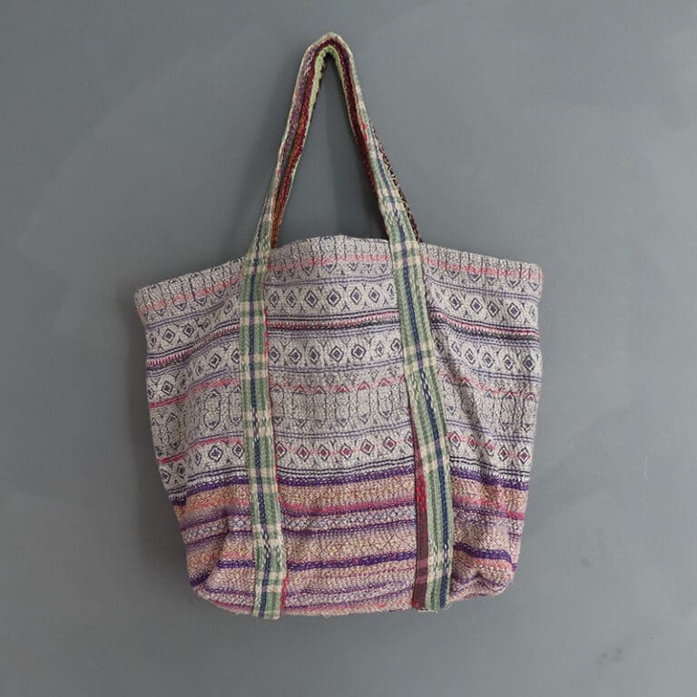 kantha fabric bag