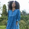 Organic Block Printed Cotton - Spotty Dress