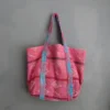 Fabric Tote Bags - Kantha Textiles -  Kachumber
