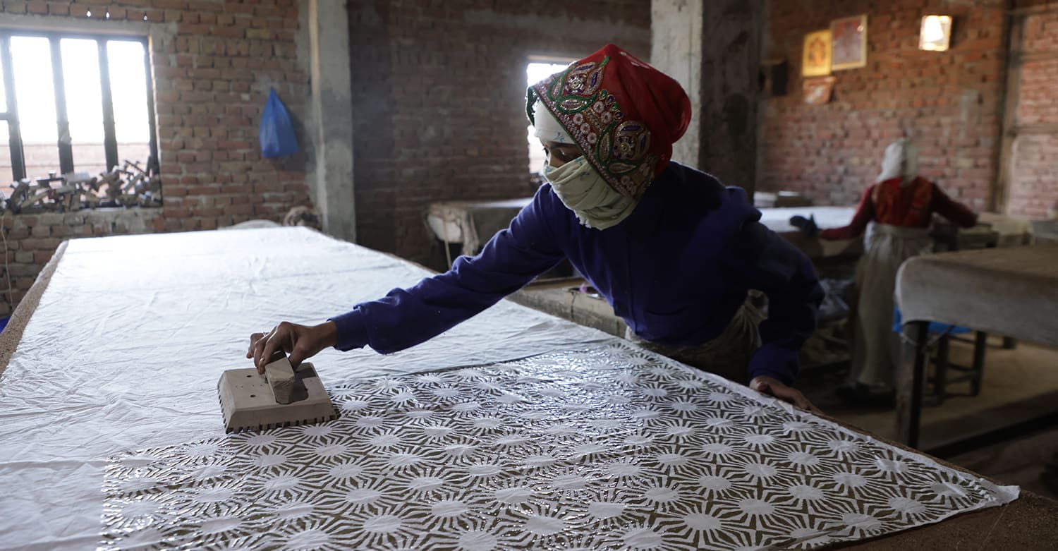 block printed patterns