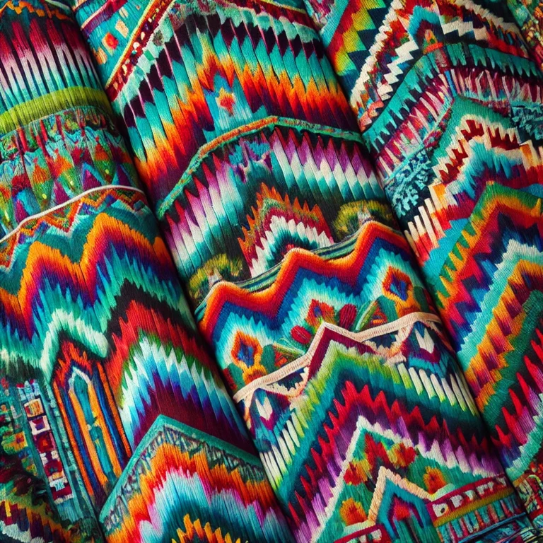 ikat fabric guatemala