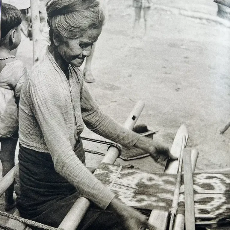 ikat weaver