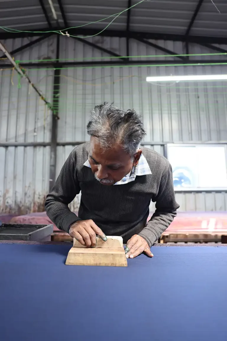 block printed cotton