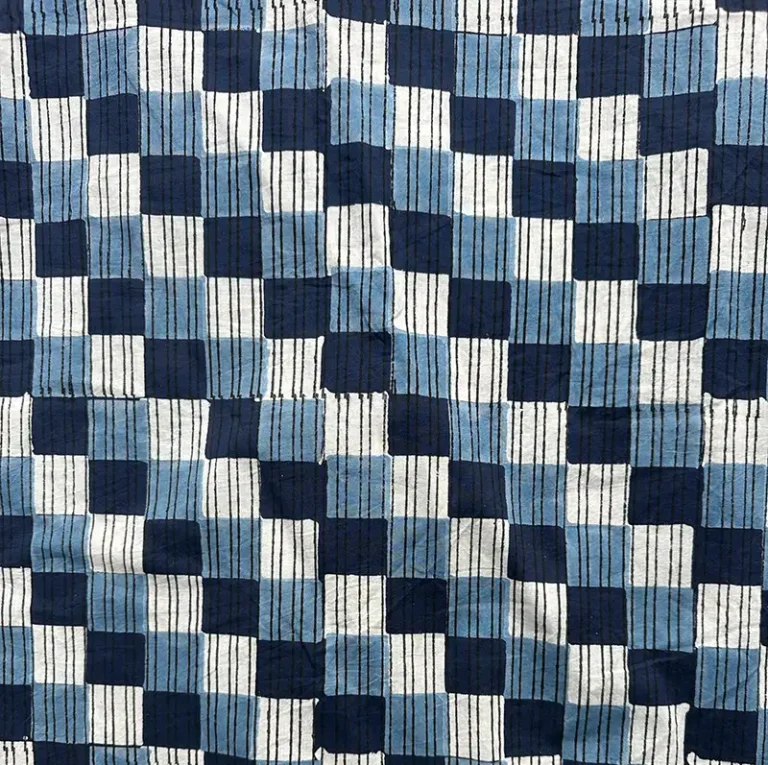 block printed cotton