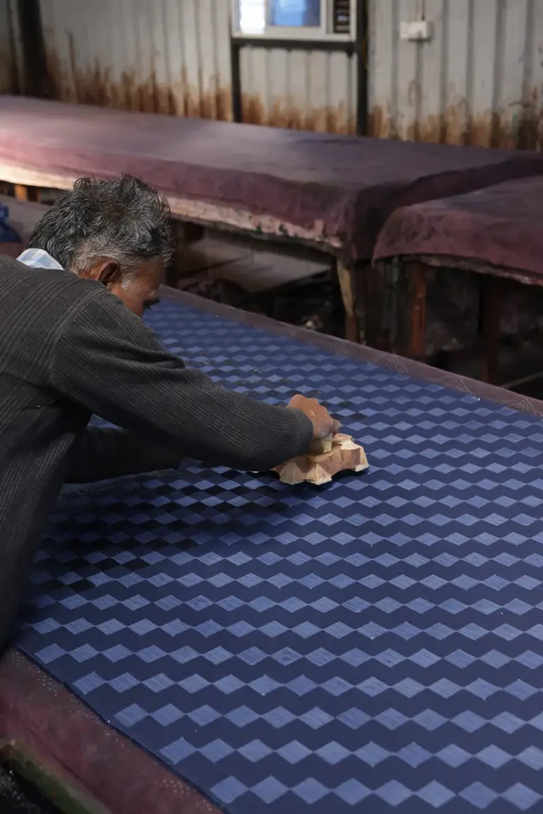 block printed cotton