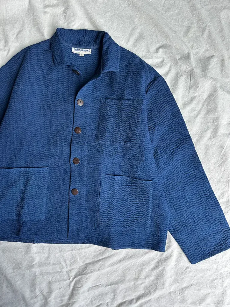 indigo chore jacket