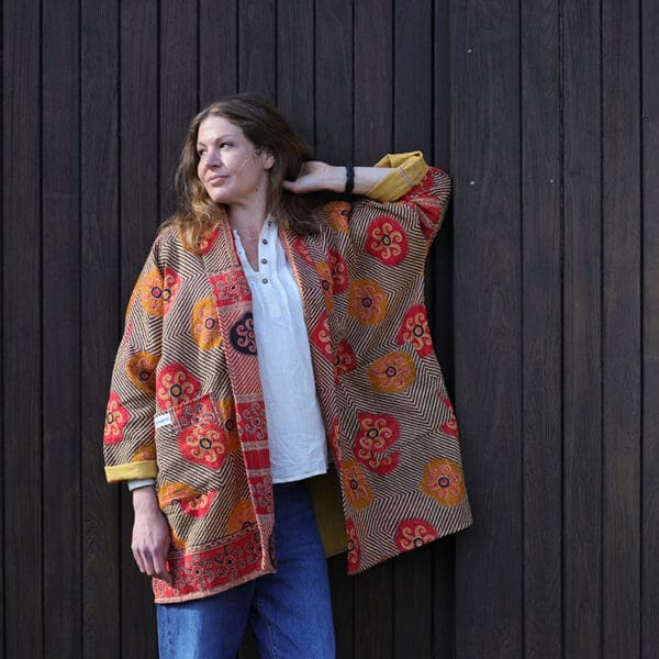 long kantha jacket