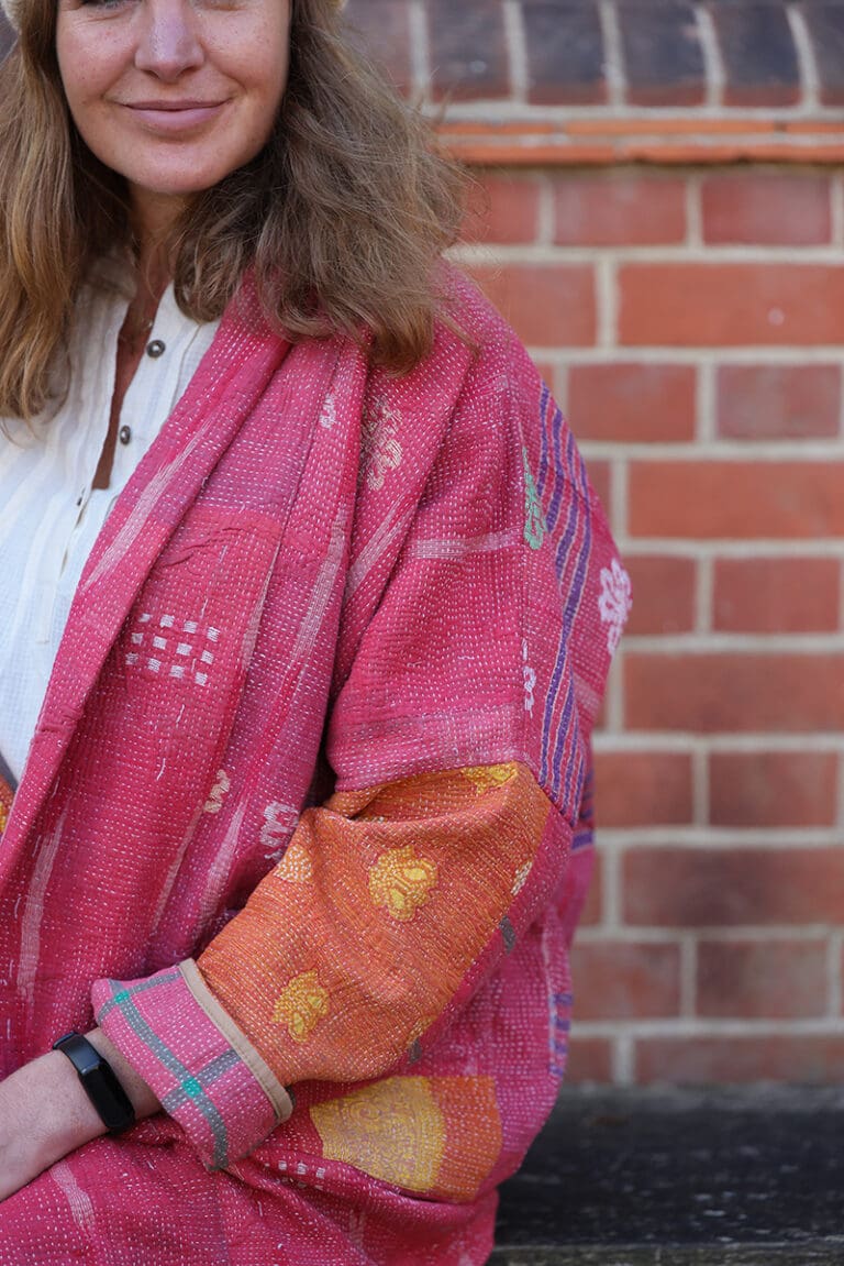 long kantha jacket