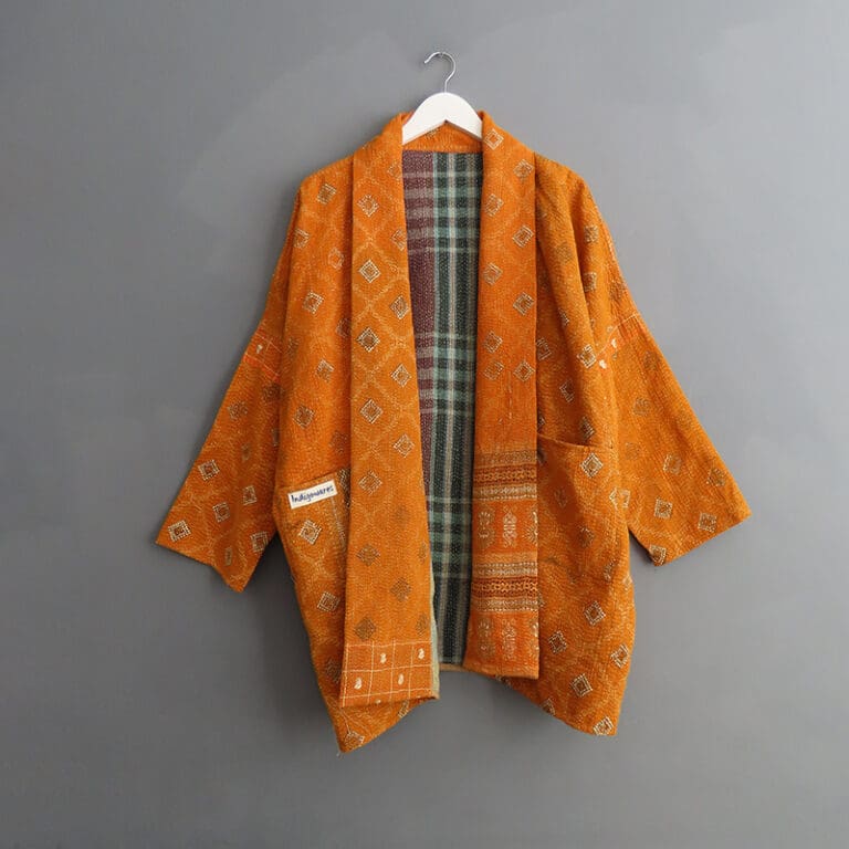 Kantha Quilt Long Jacket