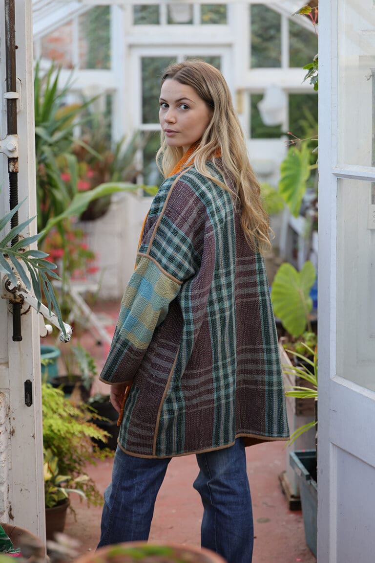 long kantha jacket