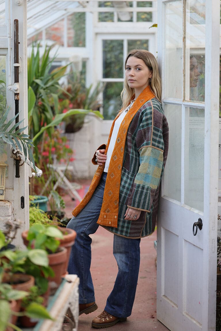 long kantha jacket