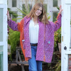 long kantha jacket