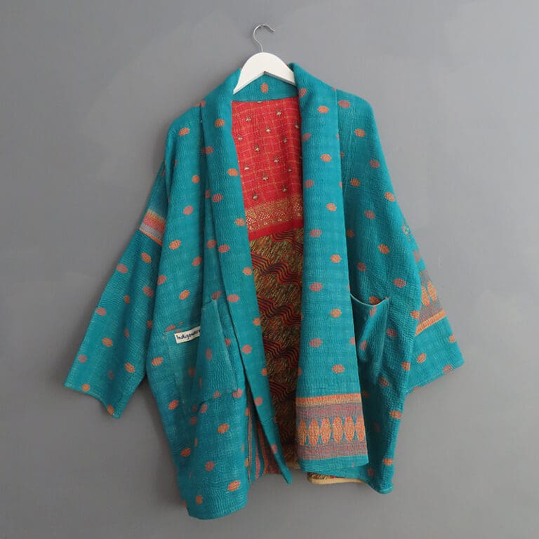 kantha fabric jacket