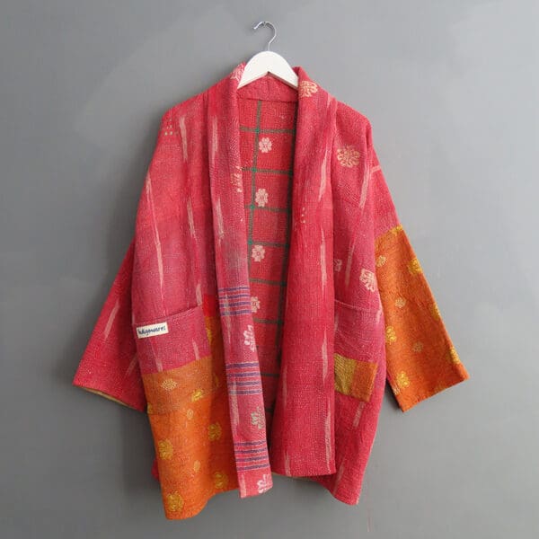 kantha fabric jacket