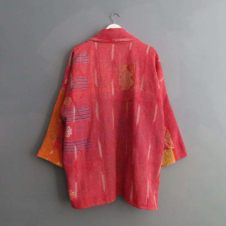 Kantha Fabric Long Jacket