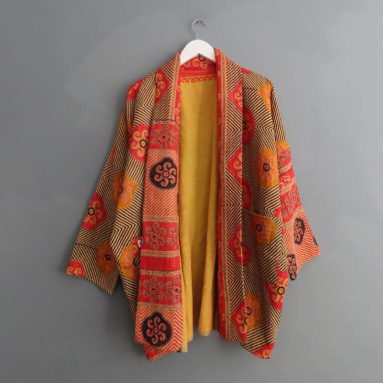 Kantha Quilt Long Jacket