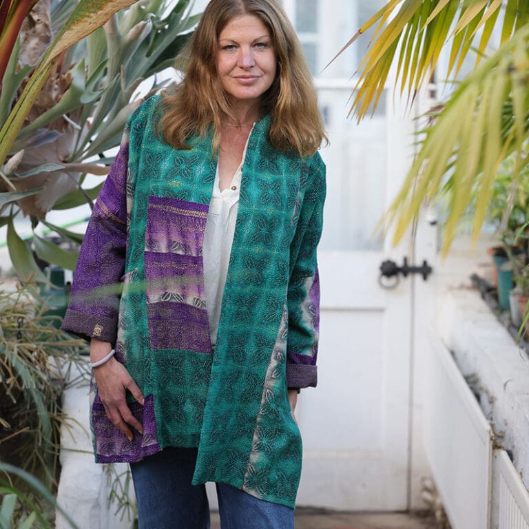 long kantha jacket