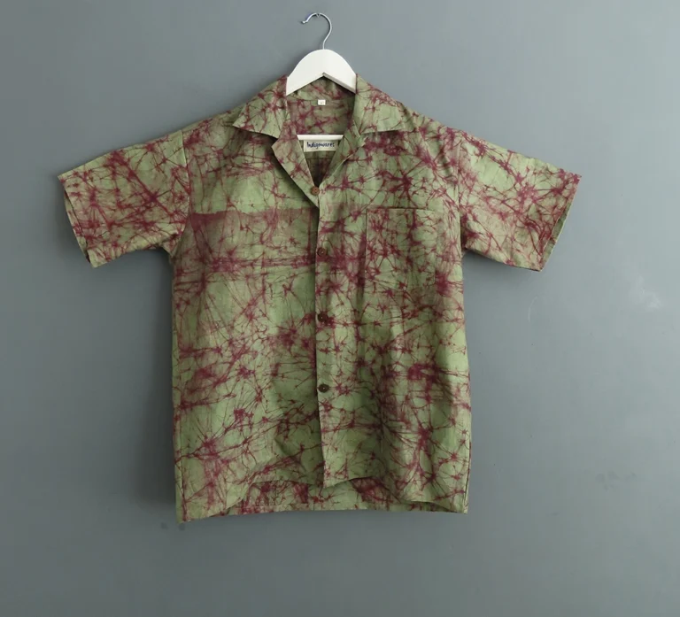 artisan batik short shirt