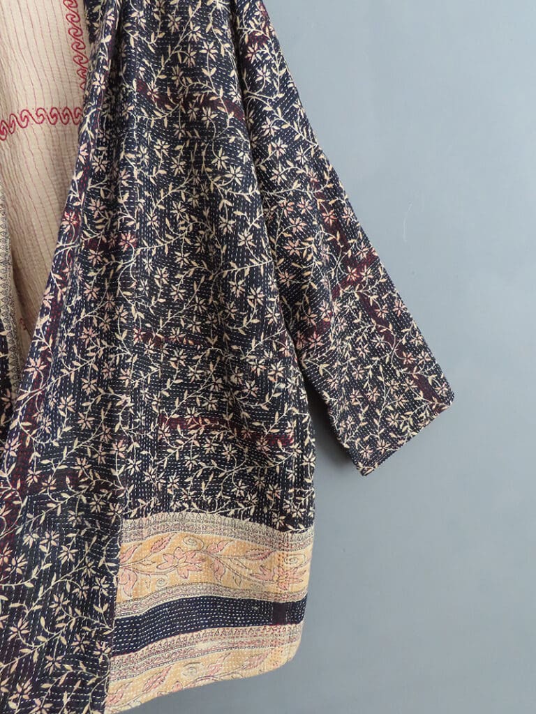 kantha fabric jacket