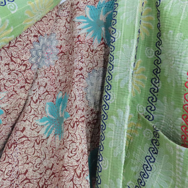 kantha stitched jacket