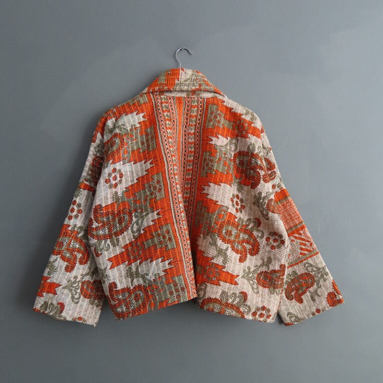 kantha stitched jacket