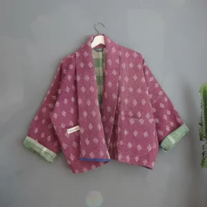 kantha stitched jacket