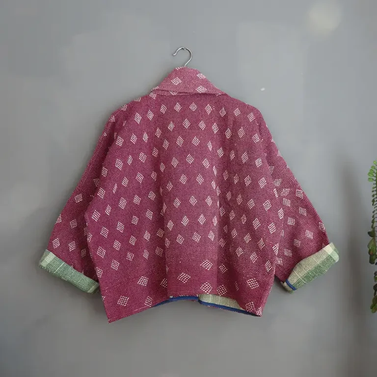 kantha stitched jacket