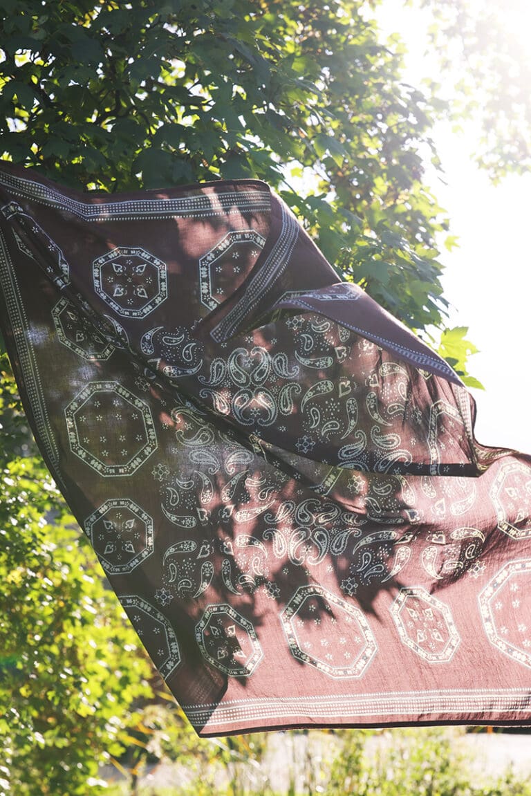 Organic cotton scarf