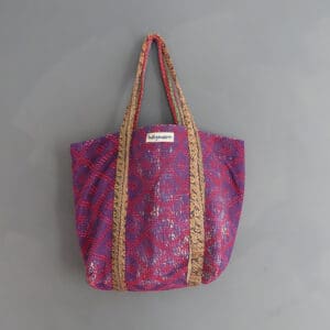 kantha fabric bag