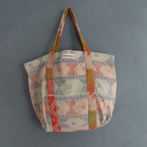 kantha fabric bag