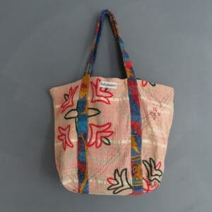 kantha fabric bag