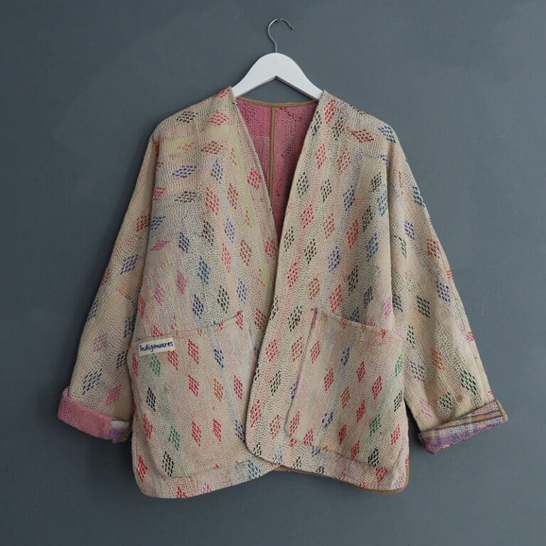 kantha midi jacket