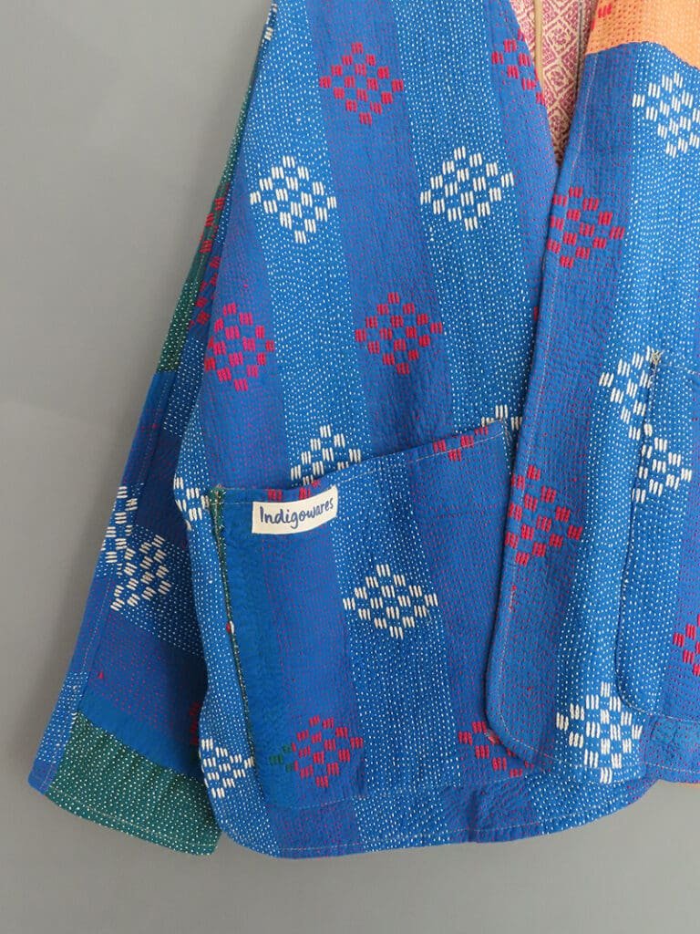 kantha fabric jacket