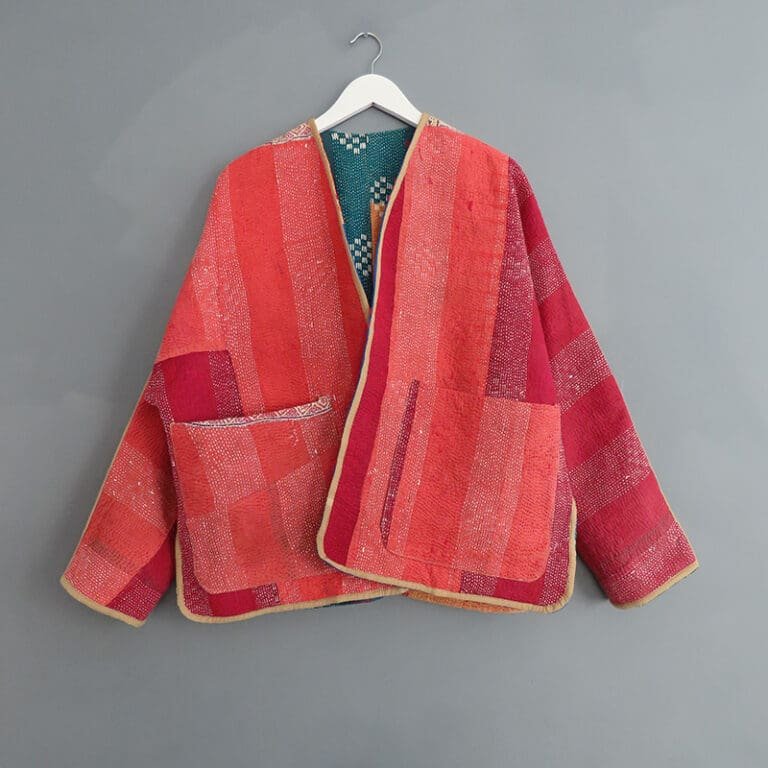 kantha fabric jacket