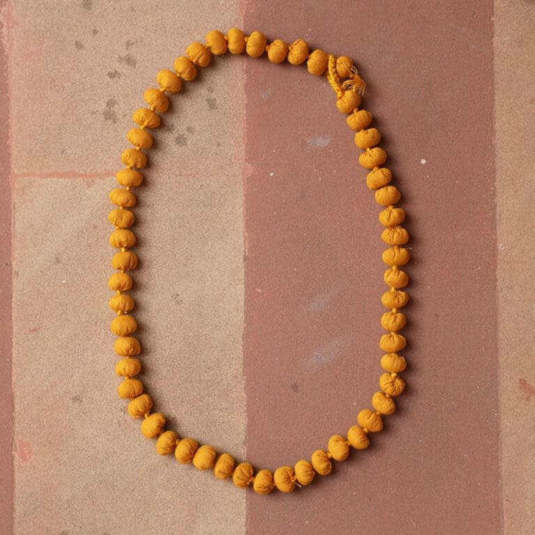 yellow beaded necklaces