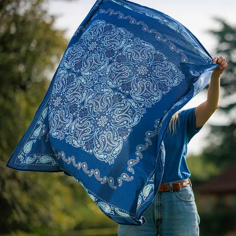 bandana as scarf