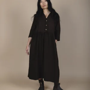 brown dress