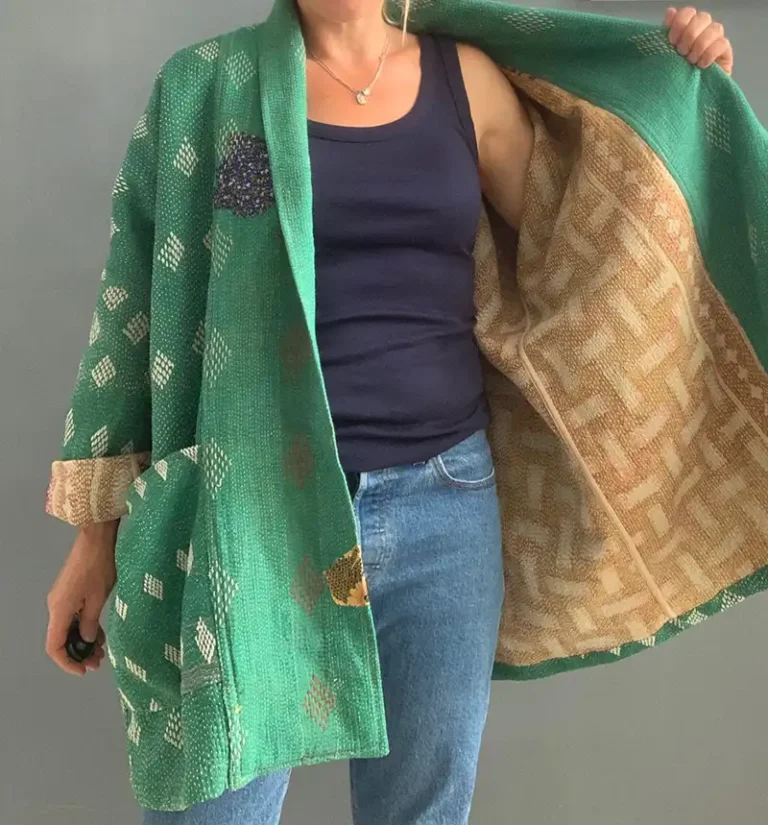 long kantha jacket