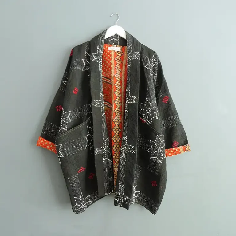 long kantha jacket