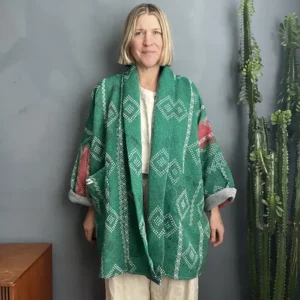 long kantha coat