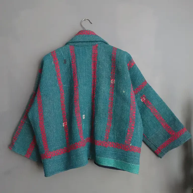 reversible kantha jackets