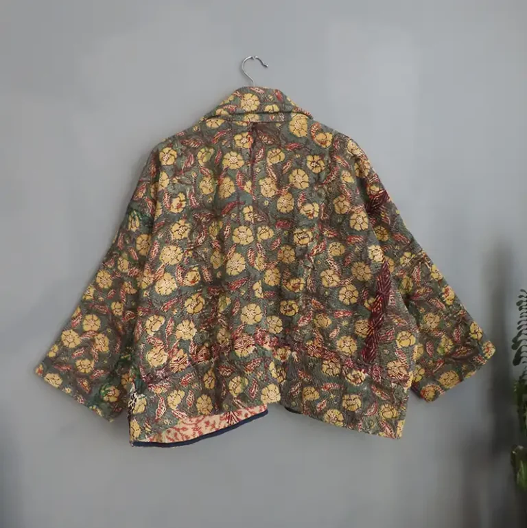 short kantha jacket