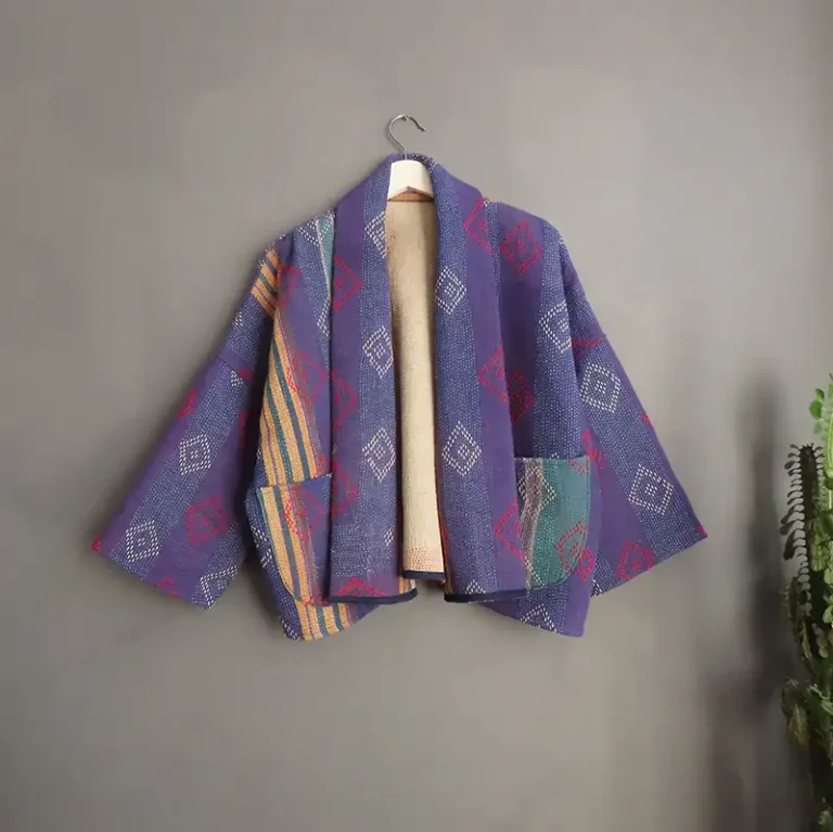 kantha quilted jacket