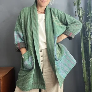 long kantha jacket