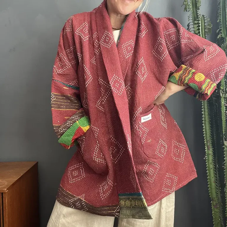 long kantha jacket