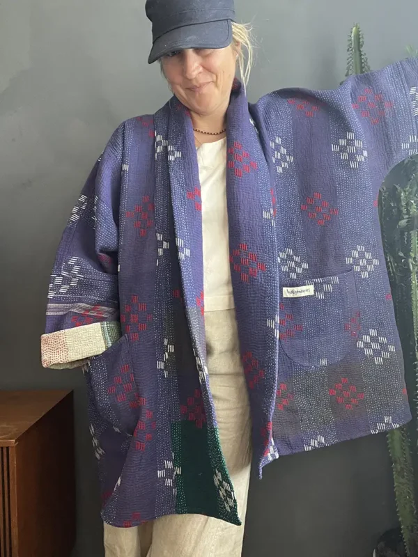 long kantha jacket