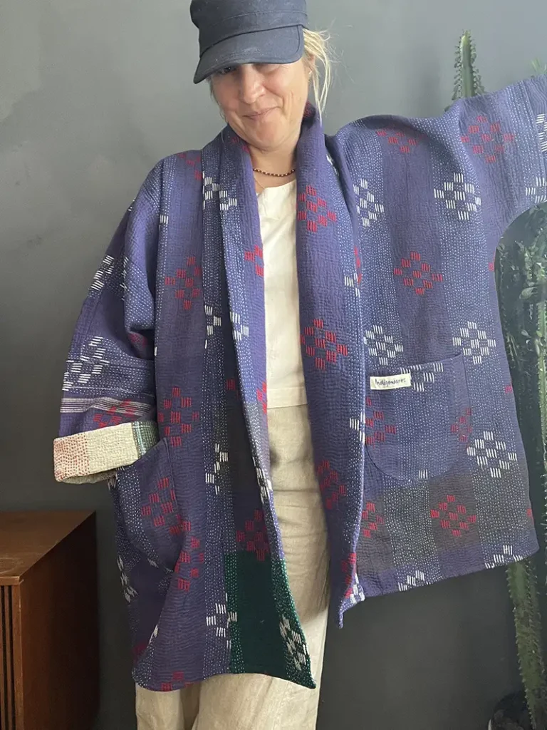 long kantha jacket